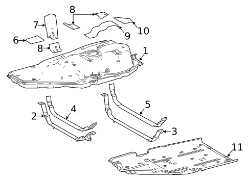 Fuel System Components for 2020 Lexus RX450h #1