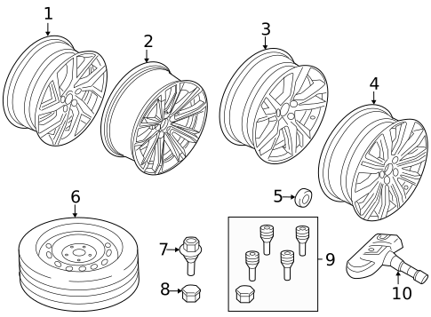 Wheels for 2025 Volvo S60 #2