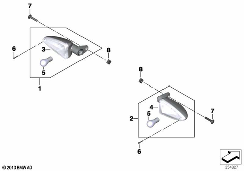 Turn Signals, Rear for 2016 BMW-Motorrad S 1000 RR #0