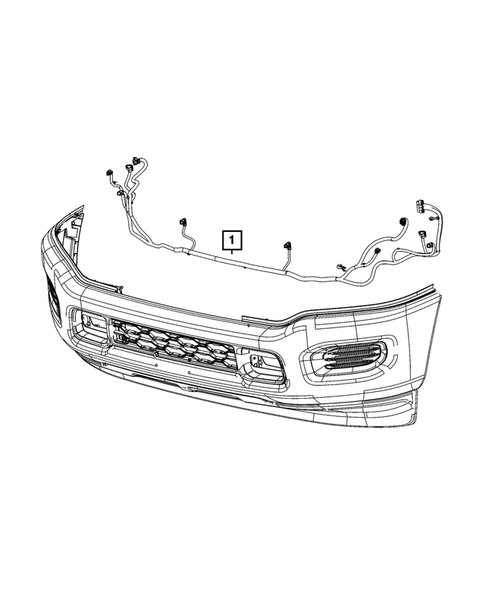 Wiring, Body and Accessories for 2019 Ram 3500 #15