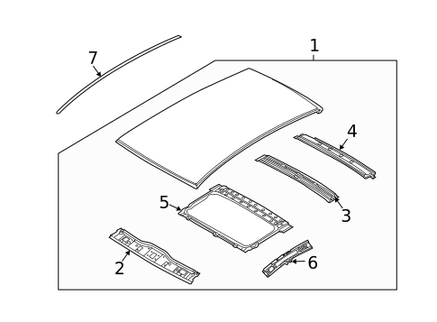 Roof & Components for 2004 Chevrolet Aveo #0