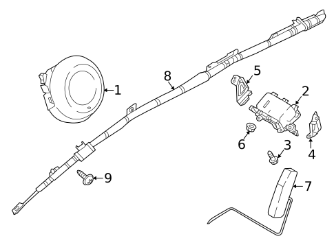 Air Bag Components for 2018 Mazda CX-5 #0