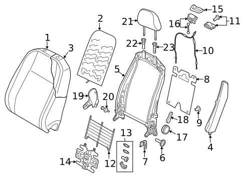 Front Seat Components for 2015 Volkswagen Golf #0