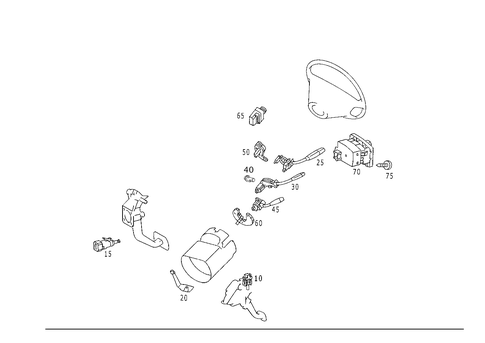 Switch for 2002 Mercedes-Benz CL500 #1