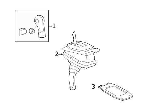 Center Console for 2010 Chevrolet Camaro #1