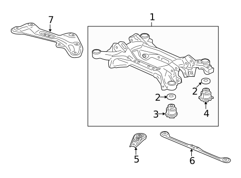 Suspension Mounting for 2012 Acura TL #2