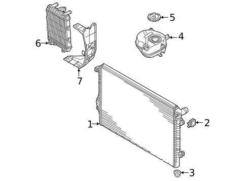 Radiator & Components for 2023 Audi S3 #0