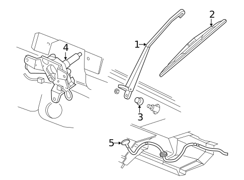 Wiper & Washer Components for 2006 Mercury Monterey #1