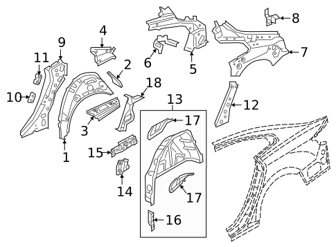 Inner Structure for 2020 Volkswagen Arteon #0
