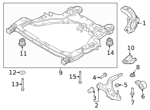 Suspension Components for 2014 Ford Special Service Police Sedan #0