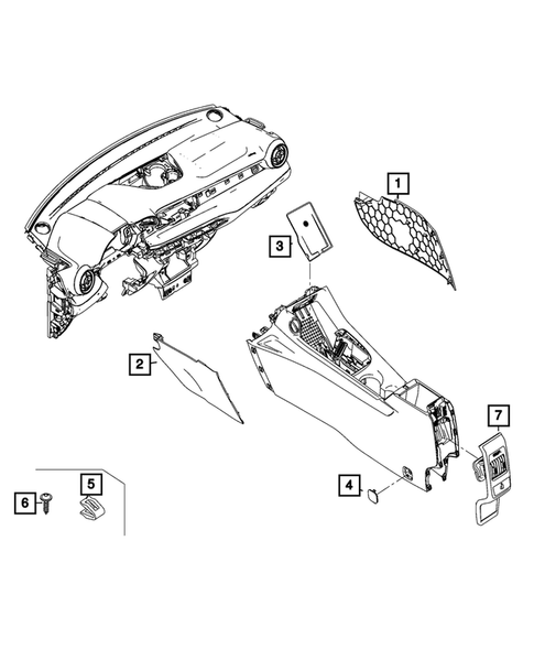 Consoles for 2025 Dodge Hornet #1