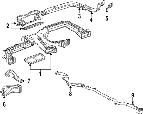 Ducts for 2024 Chevrolet Corvette #0