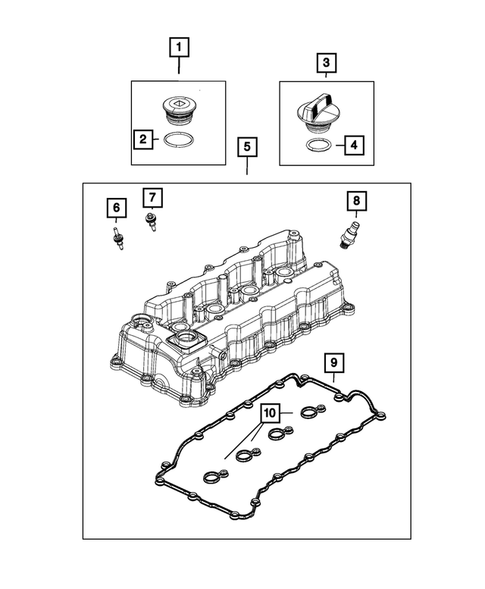 Cylinder Head for 2020 Jeep Renegade #1