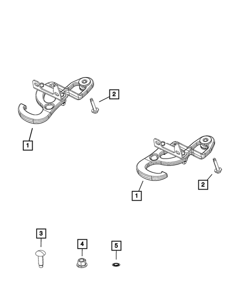 Trailer Tow and Tow Hooks for 2020 Ram 1500 Classic #0