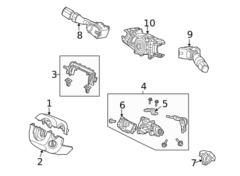 Ignition Lock for 2010 Acura TSX #0