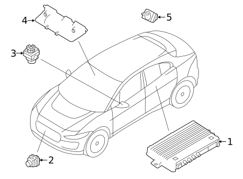 Electrical Components for 2020 Jaguar I-Pace #12
