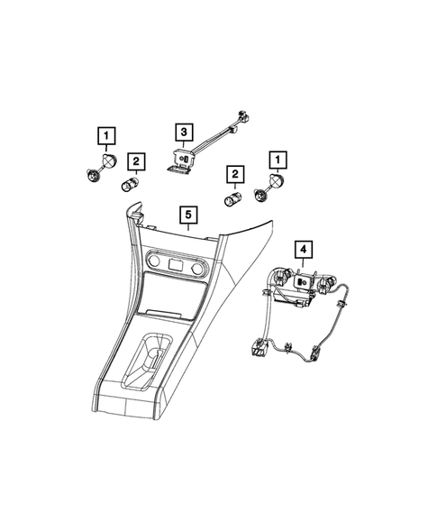 Wiring-Instrument Panel for 2019 Dodge Charger #2