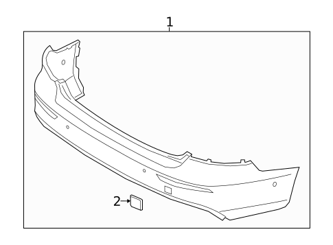 Bumper & Components - Rear for 2021 Volvo V60 #0