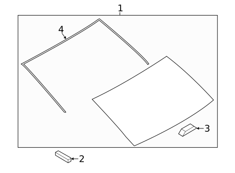 Glass & Hardware - Back for 2025 Mazda 3 #0