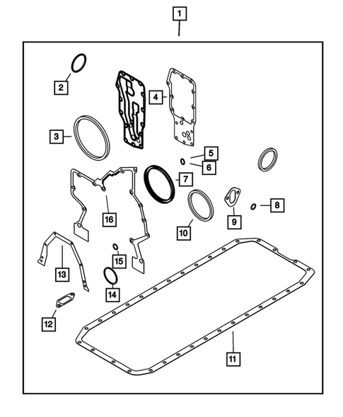 Engine Identification, Service Engines & Engine Service Kits for 2008 Dodge Ram 2500 #1