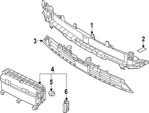 Grille & Components for 2024 Hyundai Kona #0
