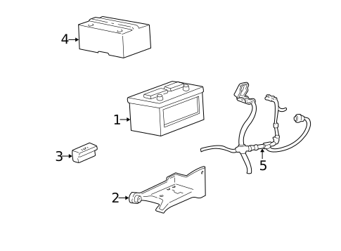Battery & Related Components for 2001 Ford Explorer Sport Trac #0