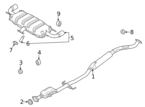 Exhaust Components for 2019 Mazda CX-5 #0