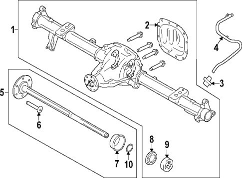 Rear Axle for 2018 Ford F-150 #0