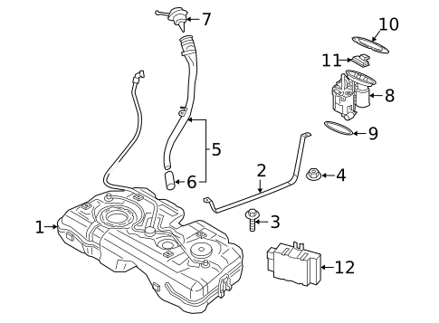 Fuel System Components for 2023 BMW M235i xDrive Gran Coupe #0