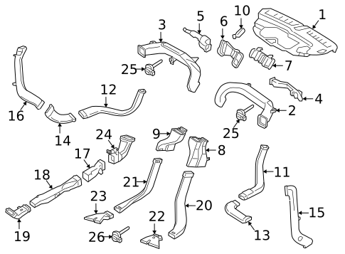 Ducts for 2019 Volvo XC90 #5