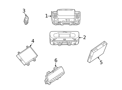 Electrical Components for 2021 Mercedes-Benz GLE350 #7