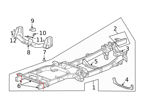 Frame & Components for 2005 Dodge Ram 1500 #1