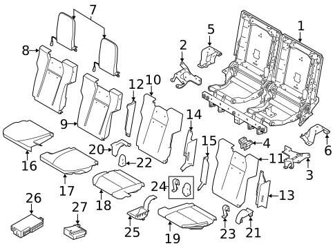 Third Row Seats for 2022 Land Rover Range Rover Sport #1