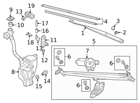 Wipers for 2023 Volkswagen Atlas #0