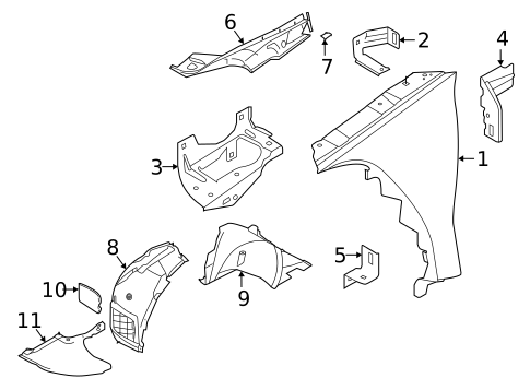 Fender & Components for 2021 BMW Z4 #0