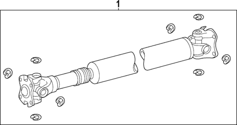 Drive Shaft for 2018 Toyota Tundra #0
