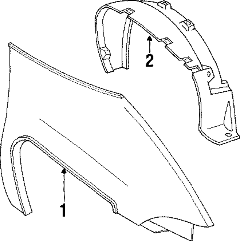 Fender & Components for 1991 Oldsmobile Silhouette #0