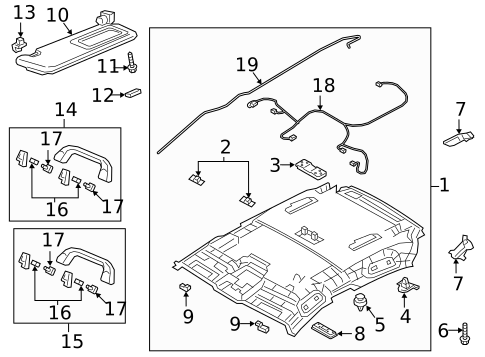 Interior Trim - Roof for 2022 Mazda 3 #0