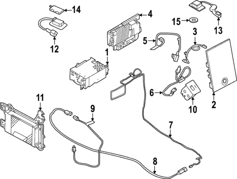 Antenna & Radio for 2022 Ford Expedition #4