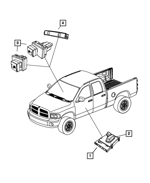 Switches for 2008 Dodge Ram 1500 #3