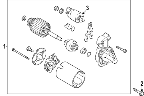 Starter for 2025 Hyundai Kona #1