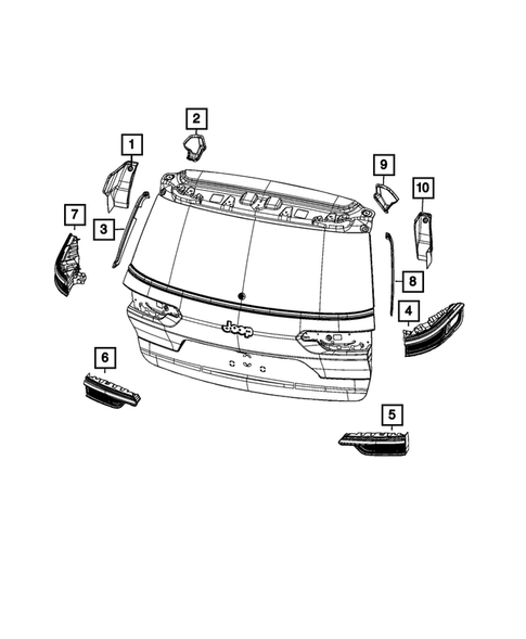 Lamps, Interior and Exterior for 2022 Jeep Grand Cherokee L #4