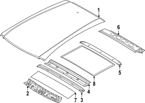 Roof & Components for 2023 Nissan ARIYA #0