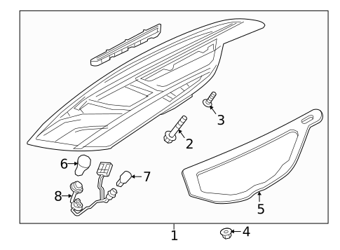 Tail Lamps for 2017 Buick Cascada #0