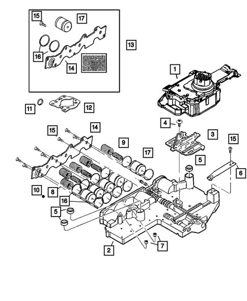 Valve Body for 2002 Jeep Grand Cherokee #0