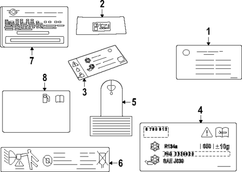 Information Labels for 2022 BMW 430i Gran Coupe #0