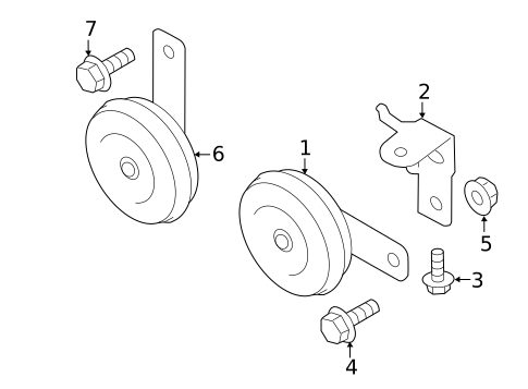 Horn for 2017 Subaru BRZ #0