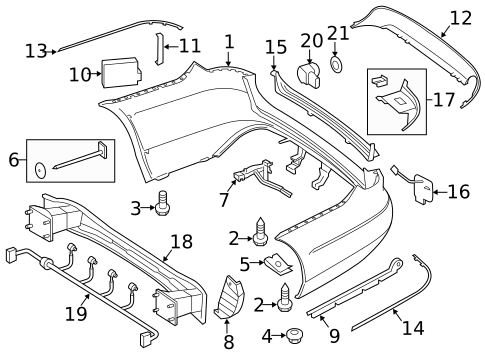 Rear Bumper for 2013 Mercedes-Benz E 350 #0