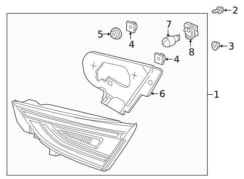 Bulbs - Chassis for 2022 Honda Insight #1