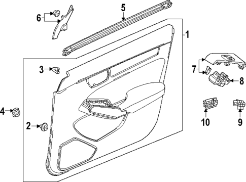 Front Door for 2025 Honda Civic #1
